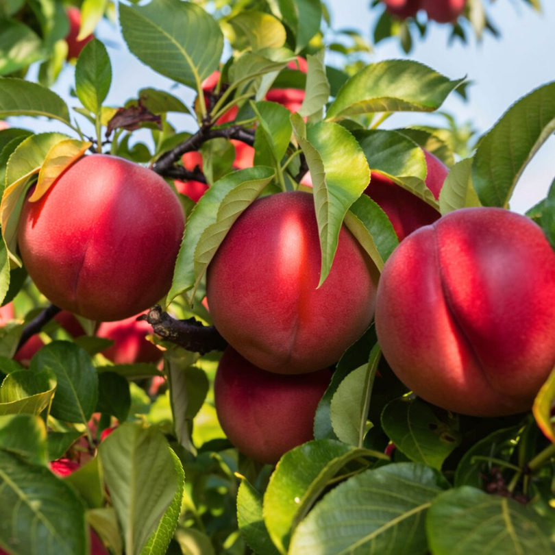 Nectarin Sweet Lady, Prunus Persica var. Nucipersica, pulpa galbena